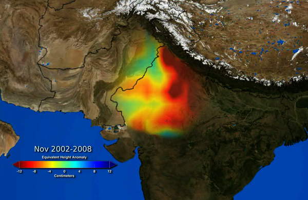 NASA Revealed The Secret Of Vanishing Water InNorthern India