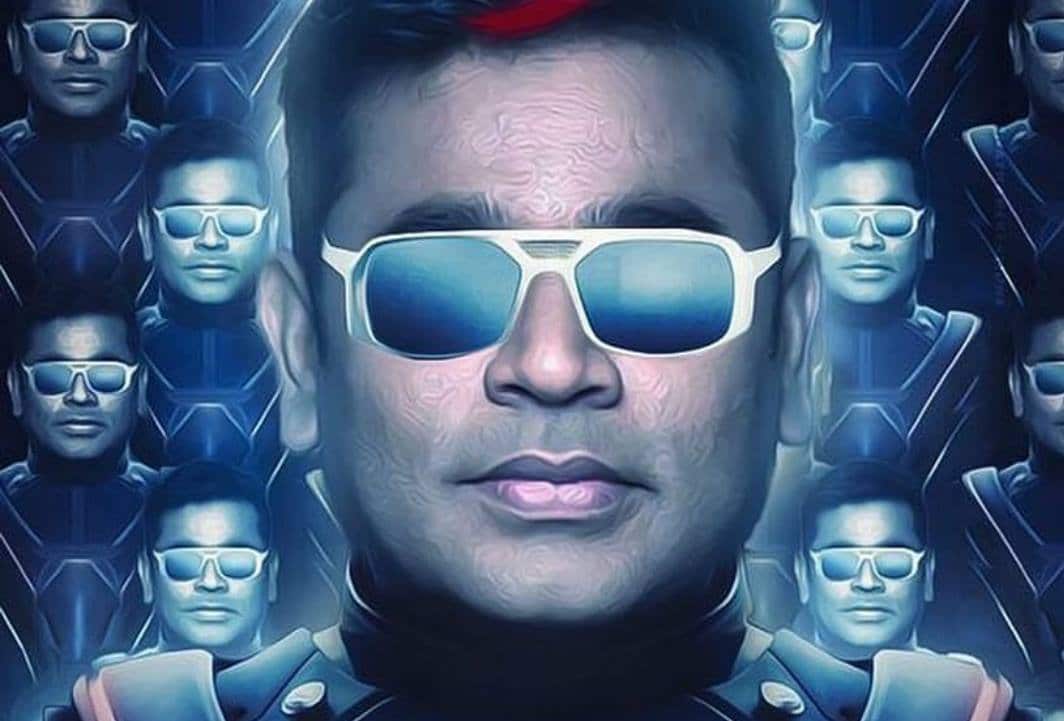 AR Rahman Fan-made Poster of Enthiran 2.0 Launched !!
